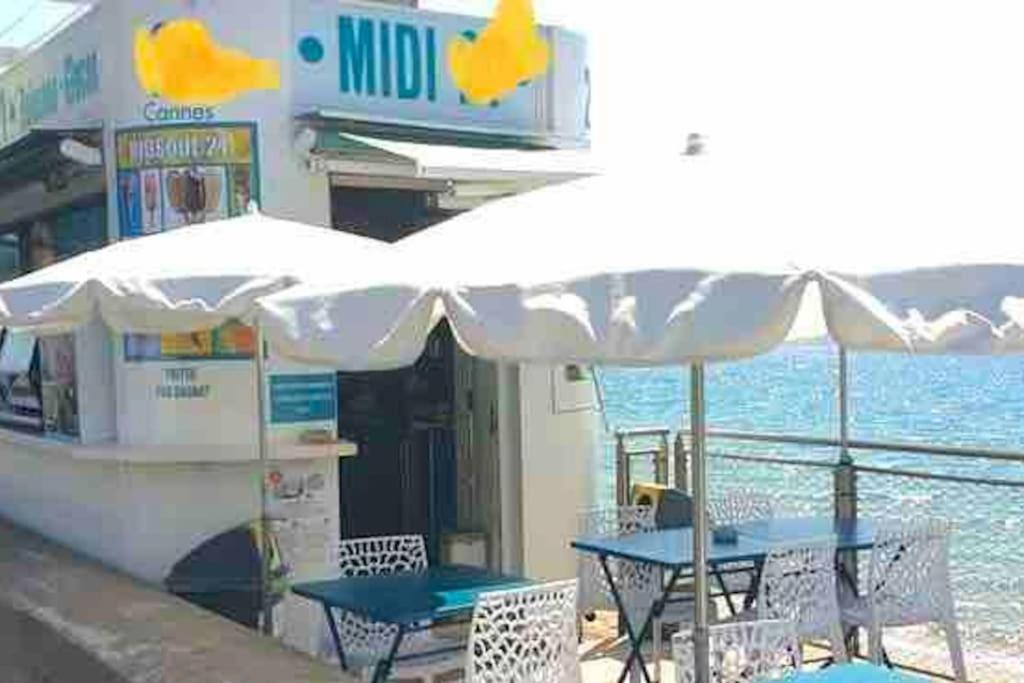Bord De Mer, Terrasse, Tout A Pieds คานส์ ภายนอก รูปภาพ